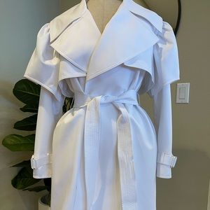 White Alice + Olivia trench coat. Never worn.
